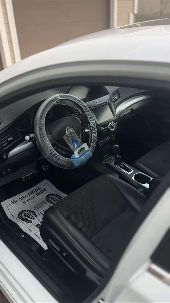 Clean Acura interior