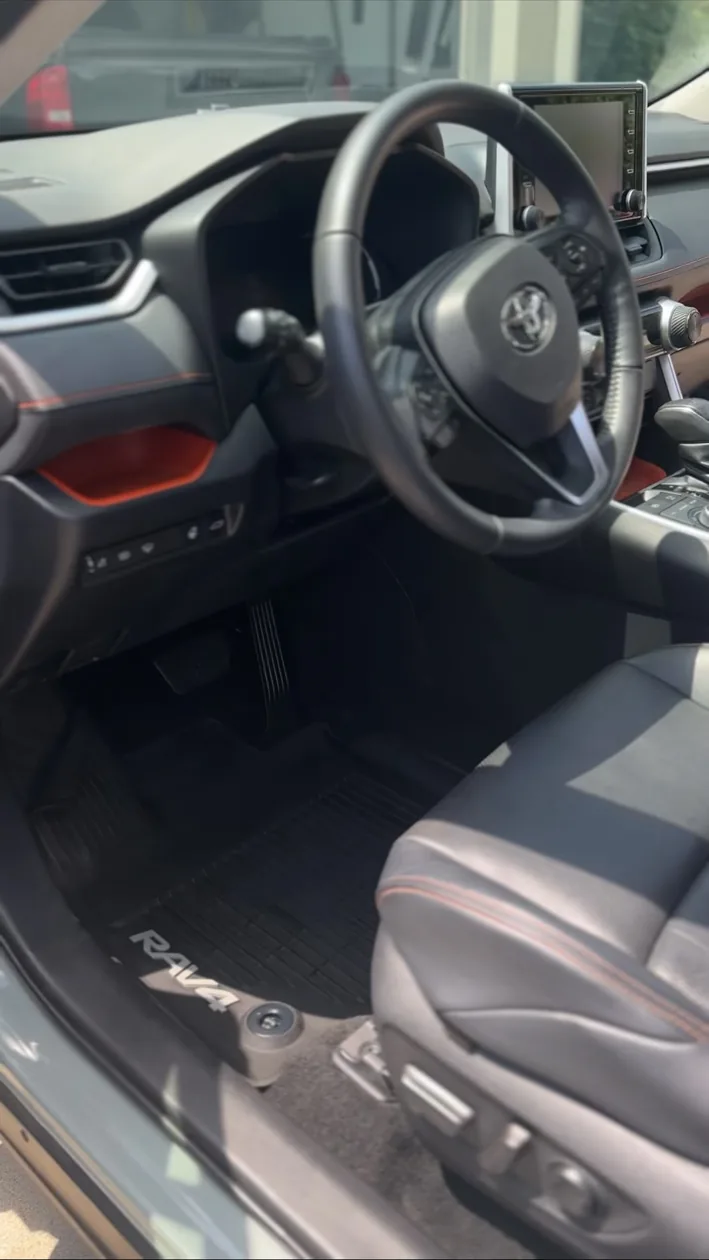 Clean Toyota RAV4 interior